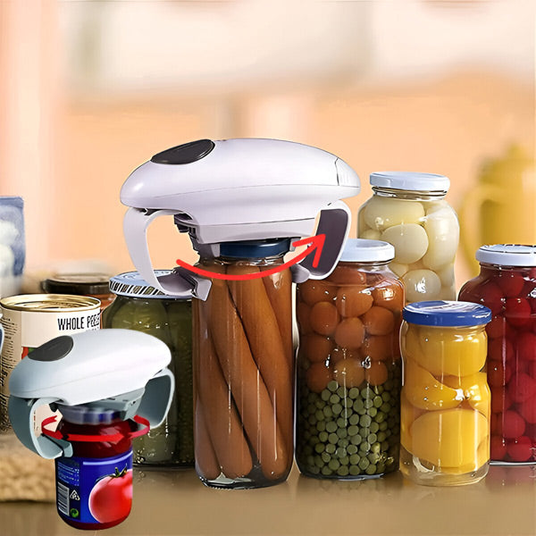DeckelBuddy Automatic Jar and Bottle Opener — One-Touch Lid Opening Mechanism