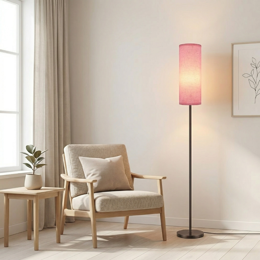 App Controlled RGB Floor Lamp For Customizable Ambient Lighting In Any Room Or Office Space