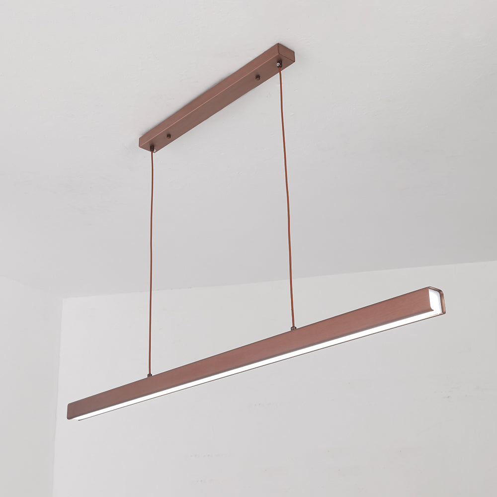 Aerolin Adjustable Height Pendant Light With Industrial LED Style For Modern Interiors