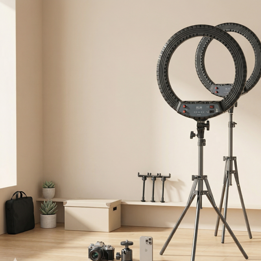 ProLite 18 Inch Ring Light And Tripod For Vlogging And Makeup And Photography Projects