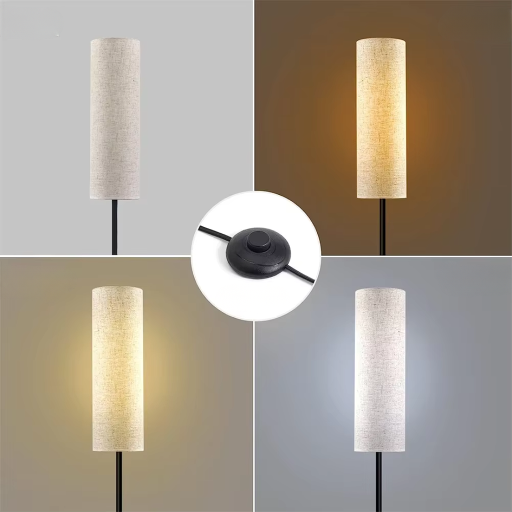Floor Lamp With Dimmable LED Capability For Home Lighting Perfect For Living Rooms And Bedrooms