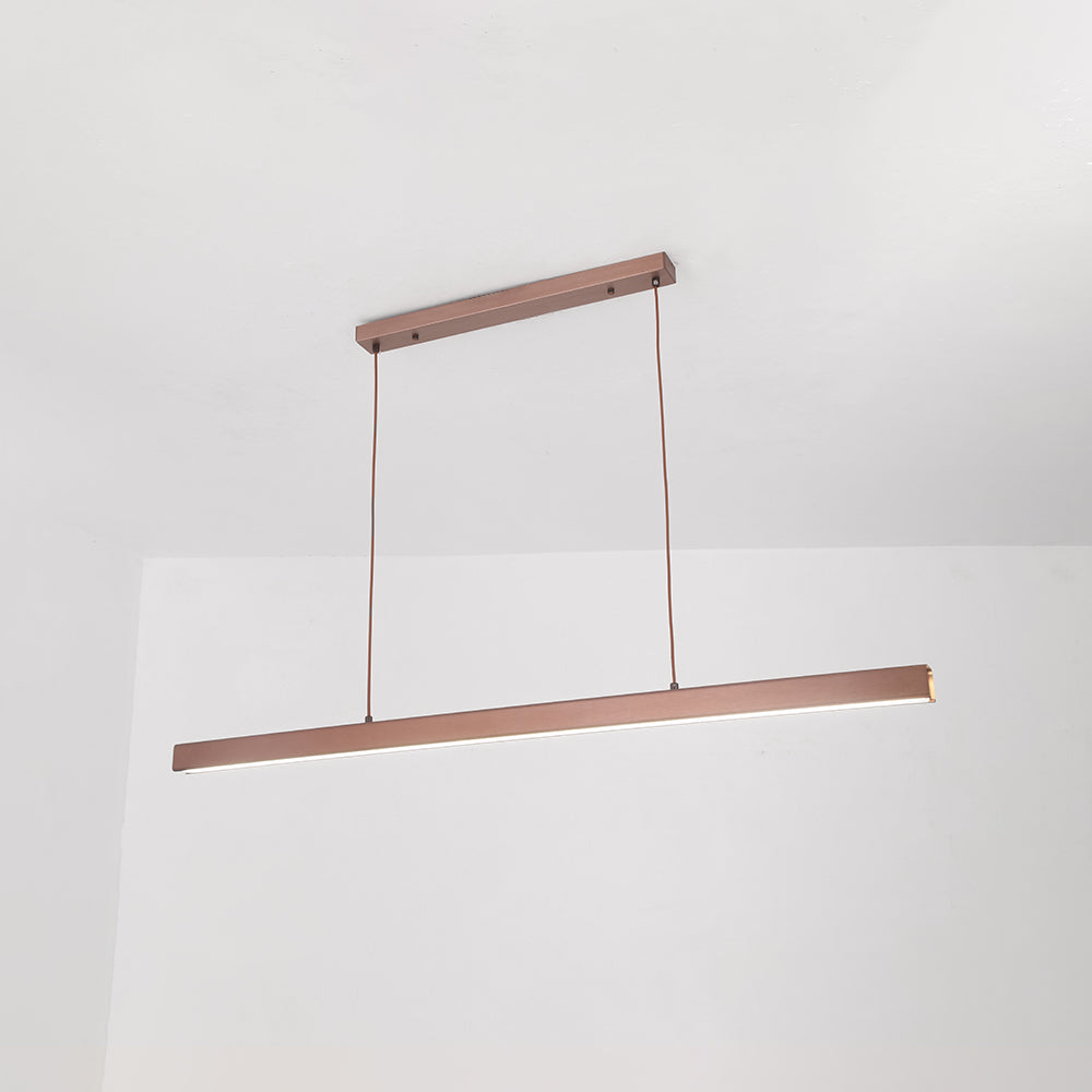 Aerolin Adjustable Height Pendant Light With Industrial LED Style For Modern Interiors