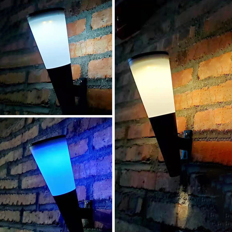 NovaLux Anthracite Solar Wall Light With Dusk To Dawn Sensor For Outdoor Lighting