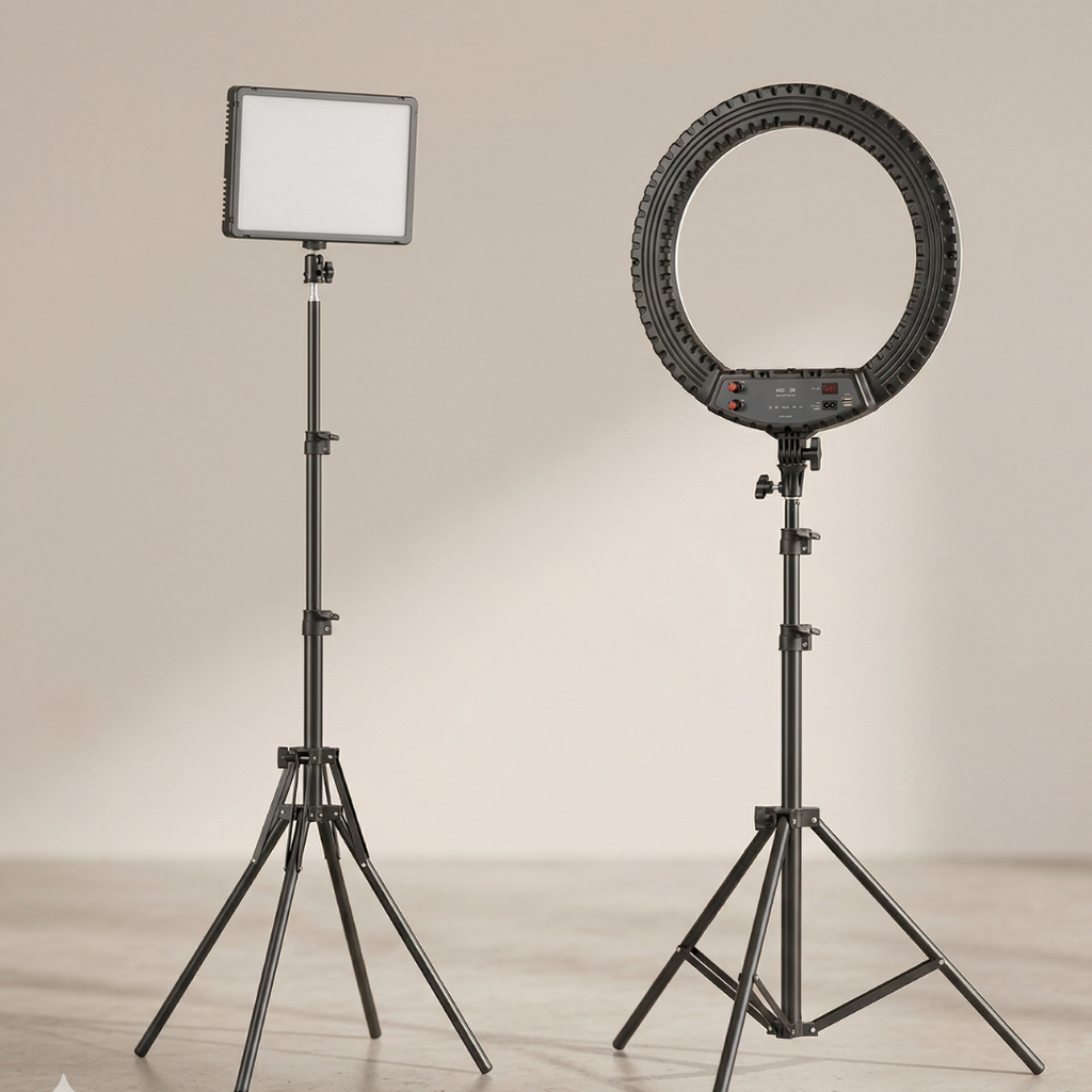 ProLite 18 Inch Ring Light And Tripod For Vlogging And Makeup And Photography Projects