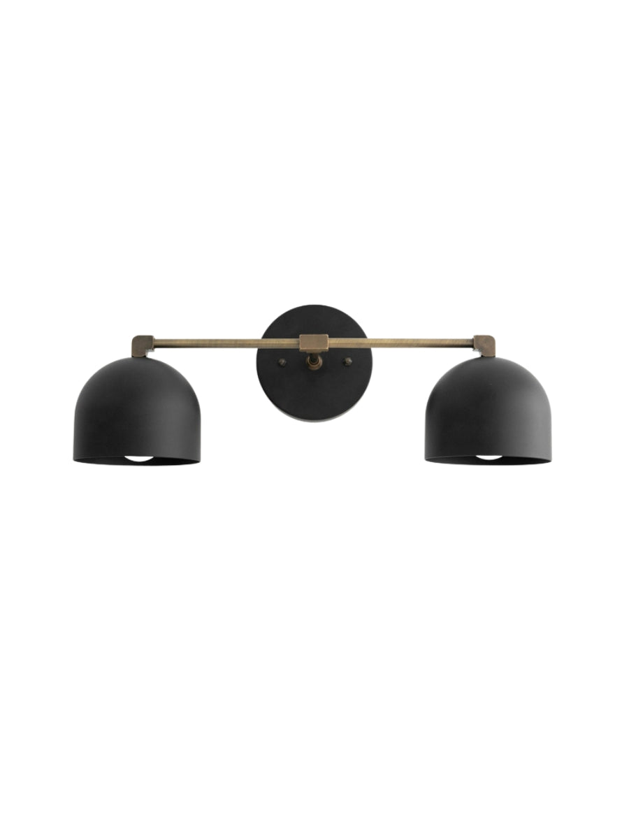 Mid-Century Dome Wall Lamp With Retro Design For Bathroom And Hallway