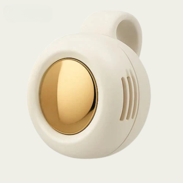 Ventilador portátil con pinza — Funcionamiento silencioso, flujo de aire de 360°, pinza flexible