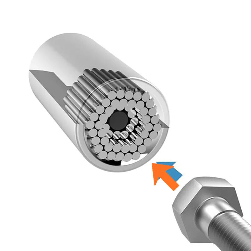 Universal Socket Wrench Set For Assembly And Any Shape Or Size