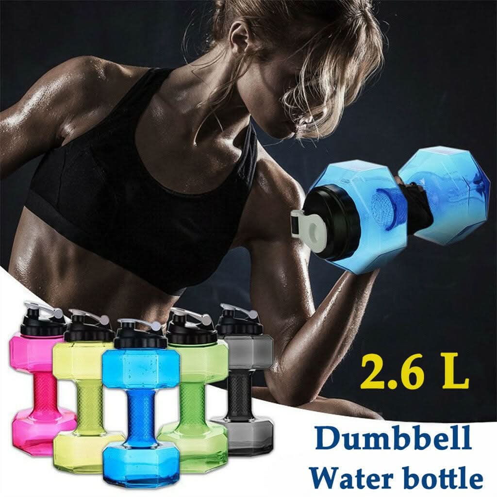 AquaFlex Vannflaske formet som manual 550 ml – lett grep med 2-i-1-motstand