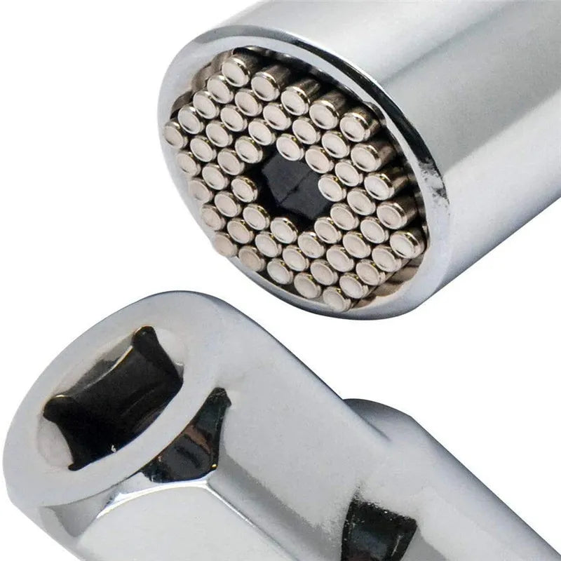 Universal Socket Wrench Set For Assembly And Any Shape Or Size