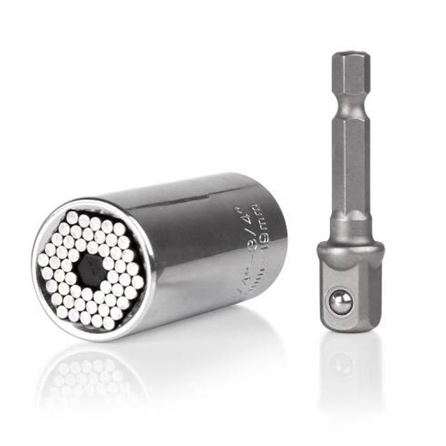 Universal Socket Wrench Set For Assembly And Any Shape Or Size