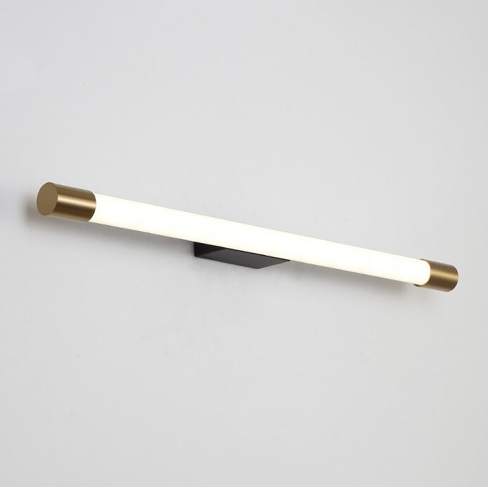 LED Tubular Wall Light In Aluminum Black Or Gold 40 To 150 Cm