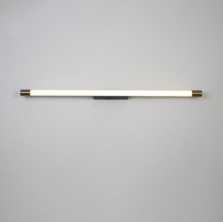 LED Tubular Wall Light In Aluminum Black Or Gold 40 To 150 Cm