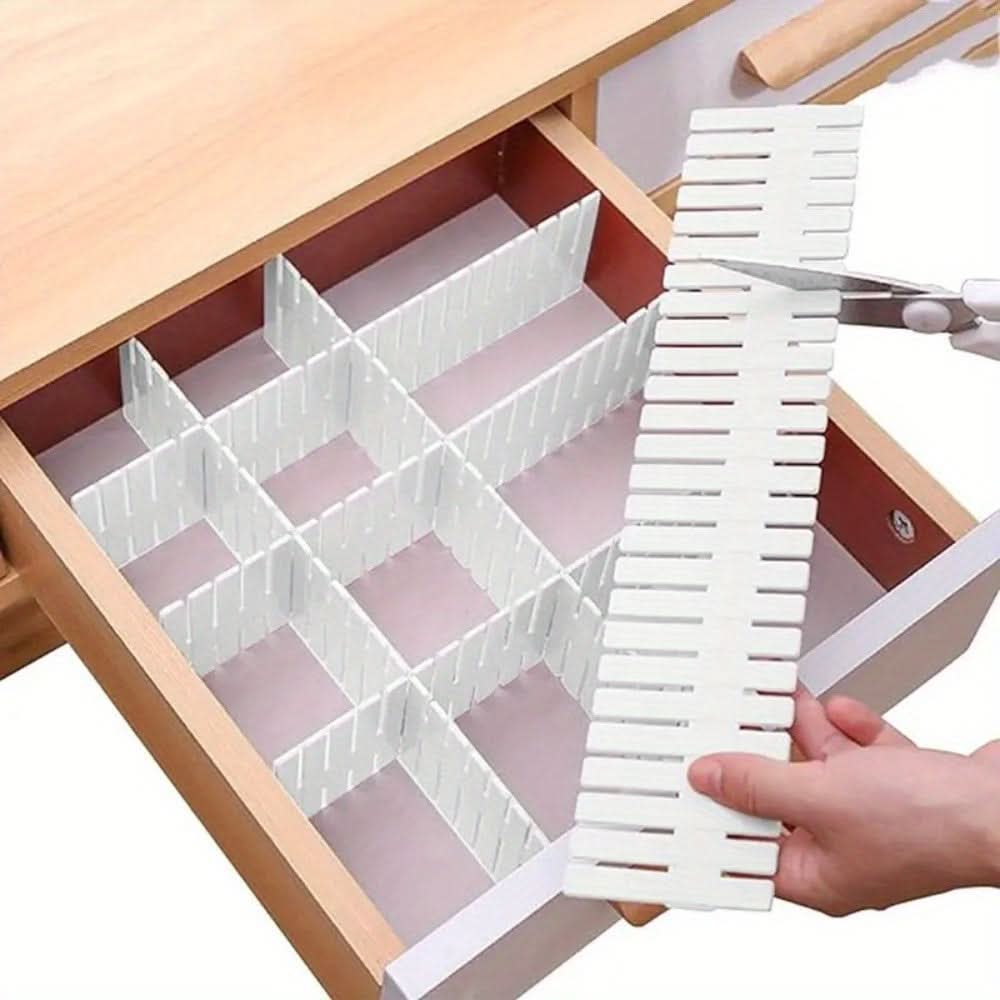 DIVIDEX Regulowany zestaw przegródek do szuflady - konfigurowalny organizer z przegródkami