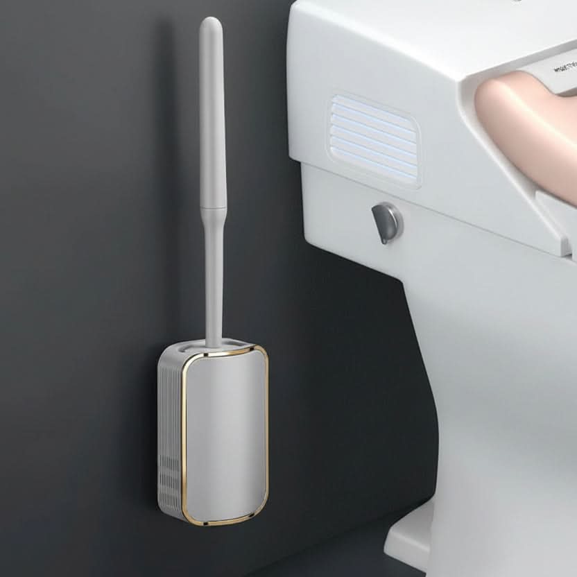 LUXCLEANSE falra szerelhető WC-kefekészlet — Gyors vízelvezetés, higiénikus kialakítás