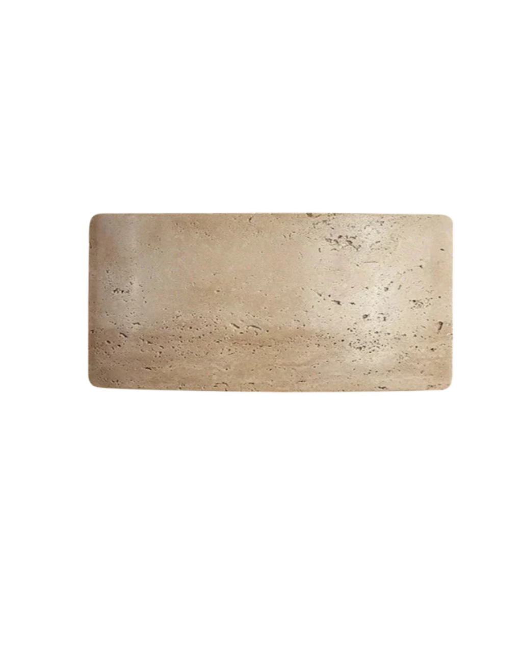 Travertine Wall Lamp With Warm LED Light For Indoor And Outdoor Waterproof