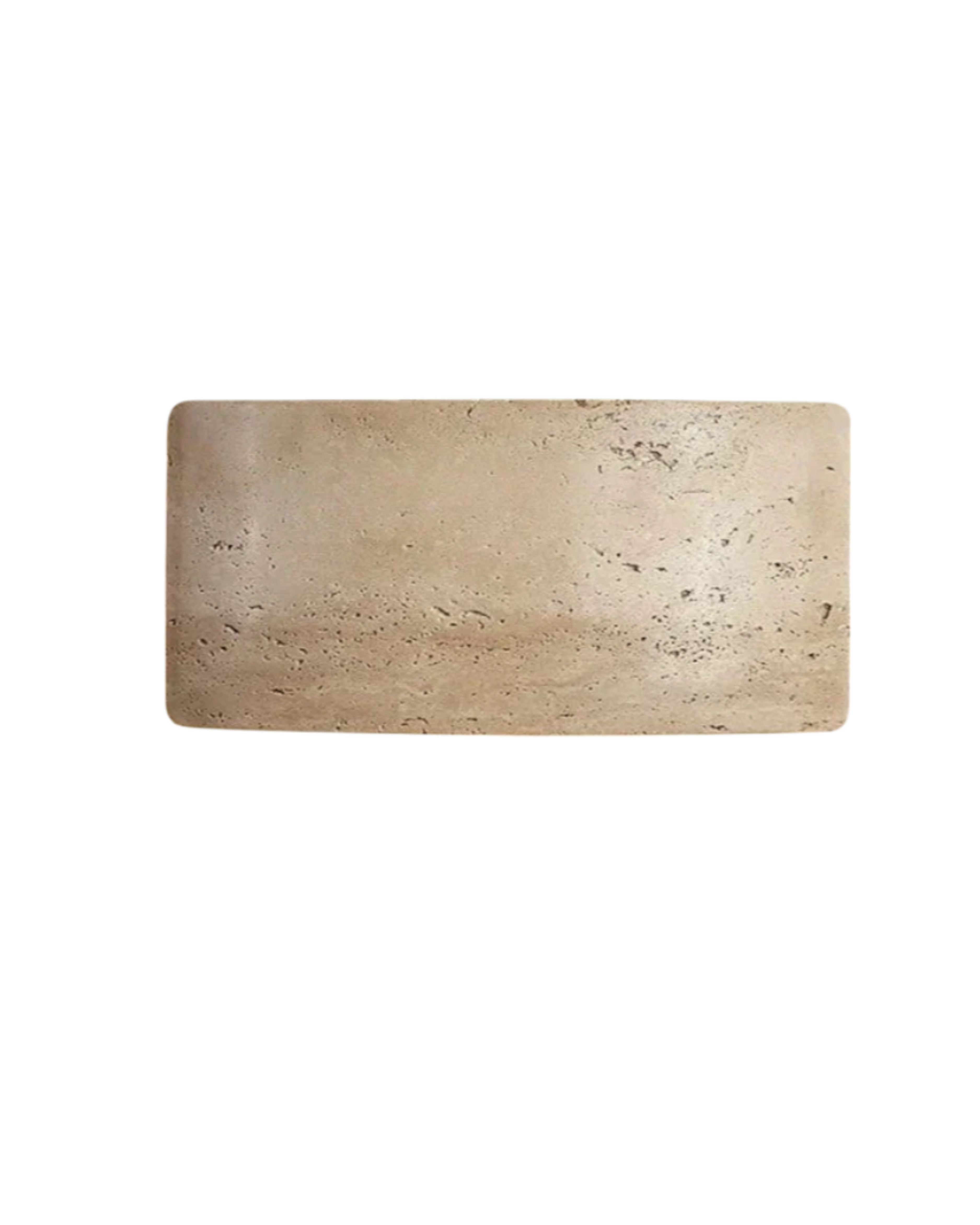 Travertine Wall Lamp With Warm LED Light For Indoor And Outdoor Waterproof