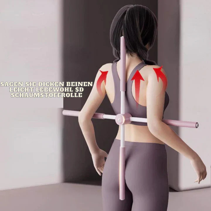 Adjustable Yoga Posture Rod For Upright Back And Wider Shoulders At Home And Office