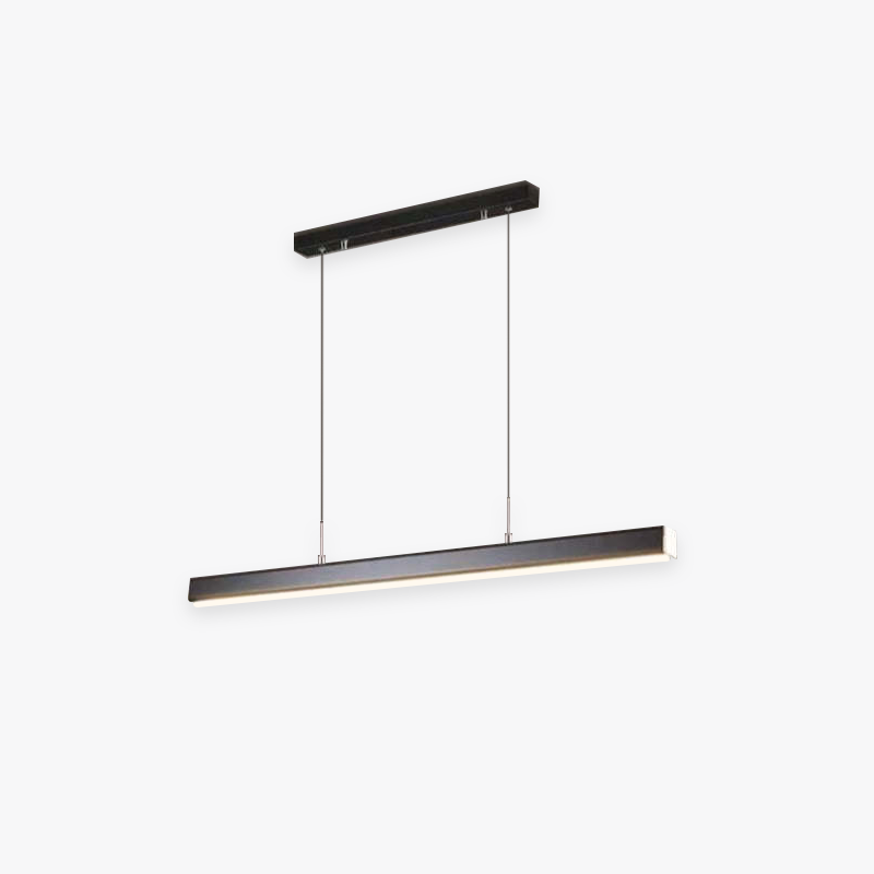 Aerolin Adjustable Height Pendant Light With Industrial LED Style For Modern Interiors