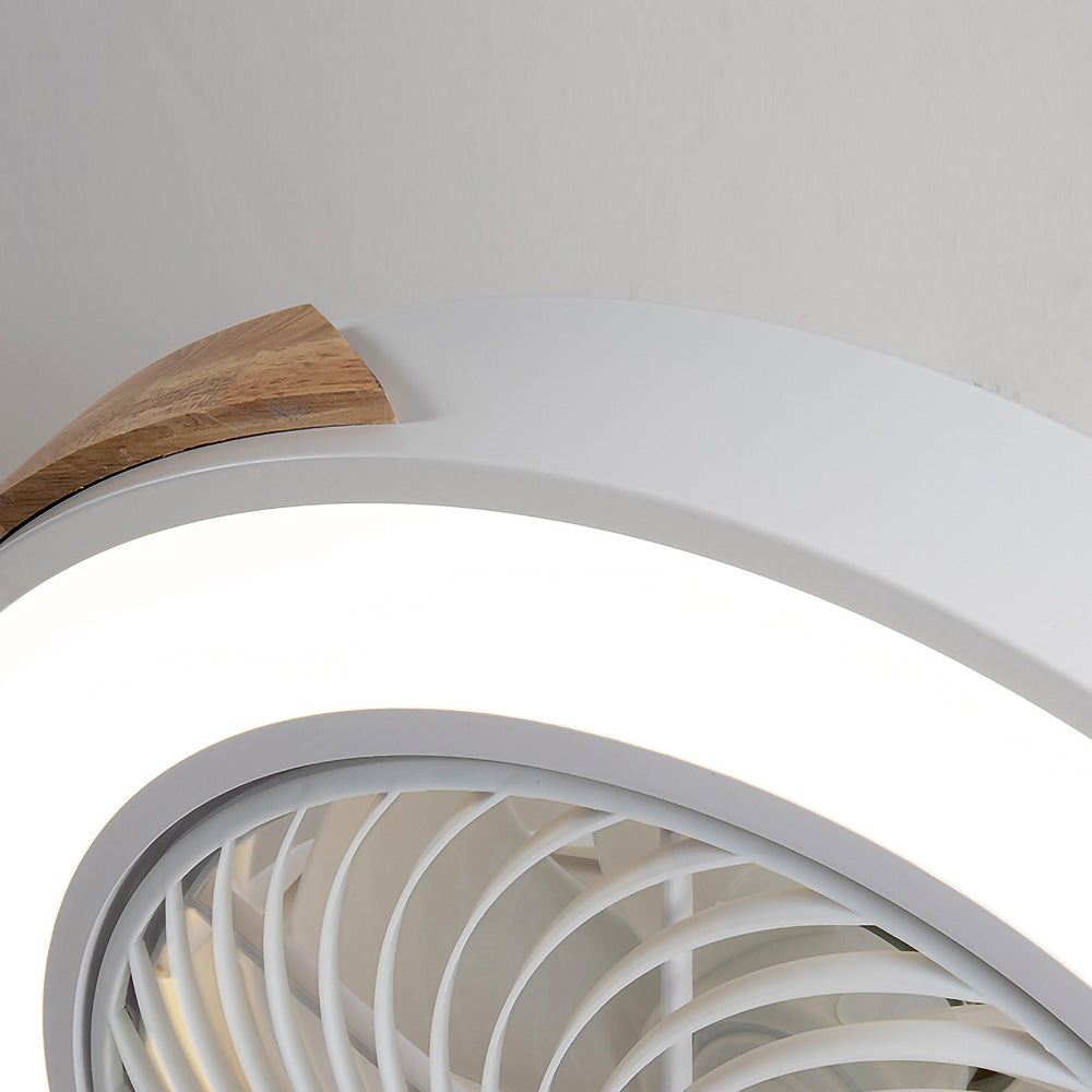 Boreal Timber Wooden Blades Ceiling Fan With Energy Saving LED Lighting For Living Spaces