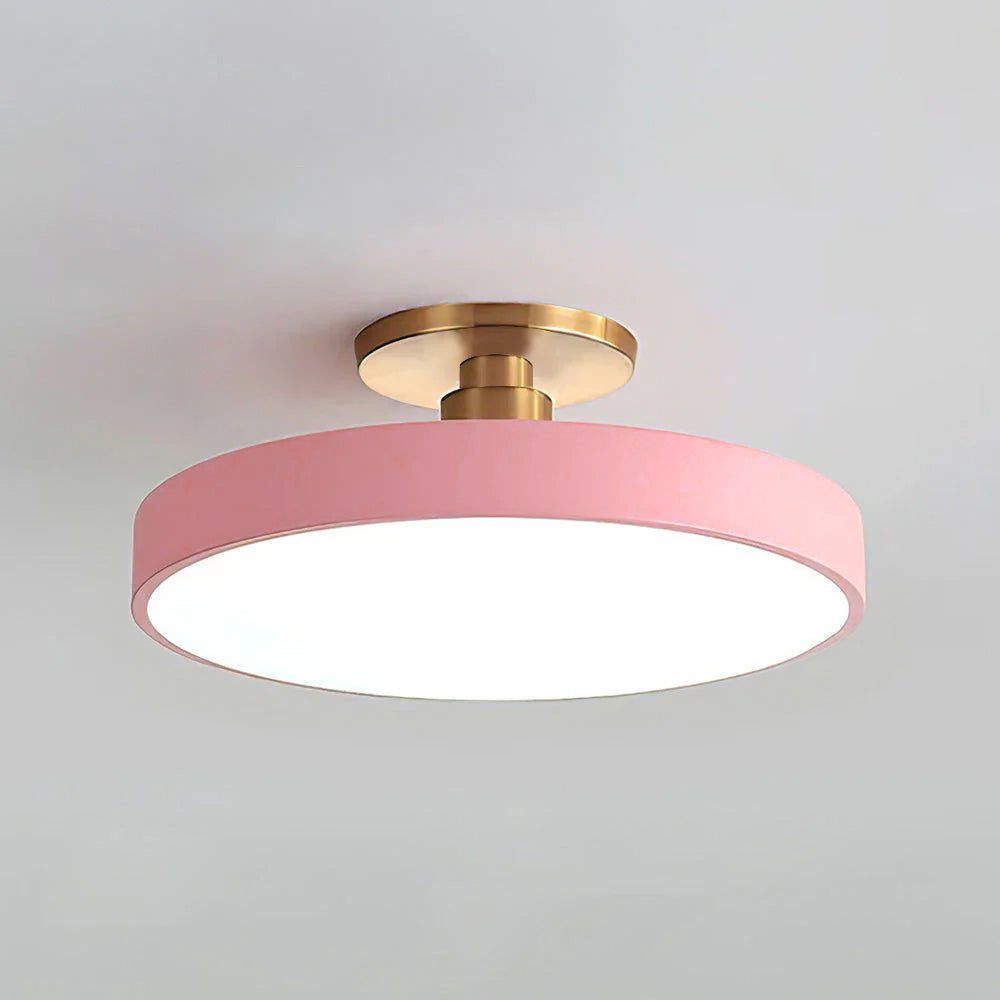 Astraeon LED Light Semi-Flush Mount Fixture For Dining Or Living Spaces Home Decor
