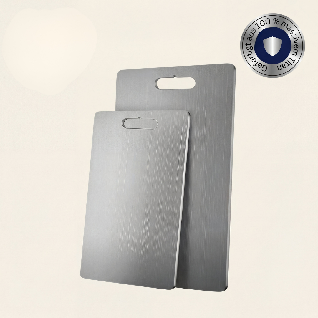 Cutting Board Made From Titanium For Daily Kitchen Use With Smooth Surface