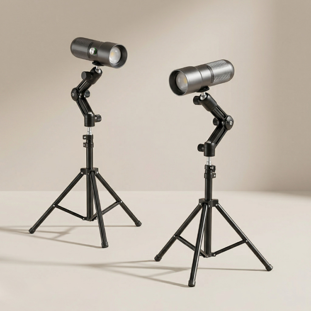 Iluminare RGB pentru fotografie și video, lanternă LED portabilă cu filtre Gobo și patru moduri de culoare