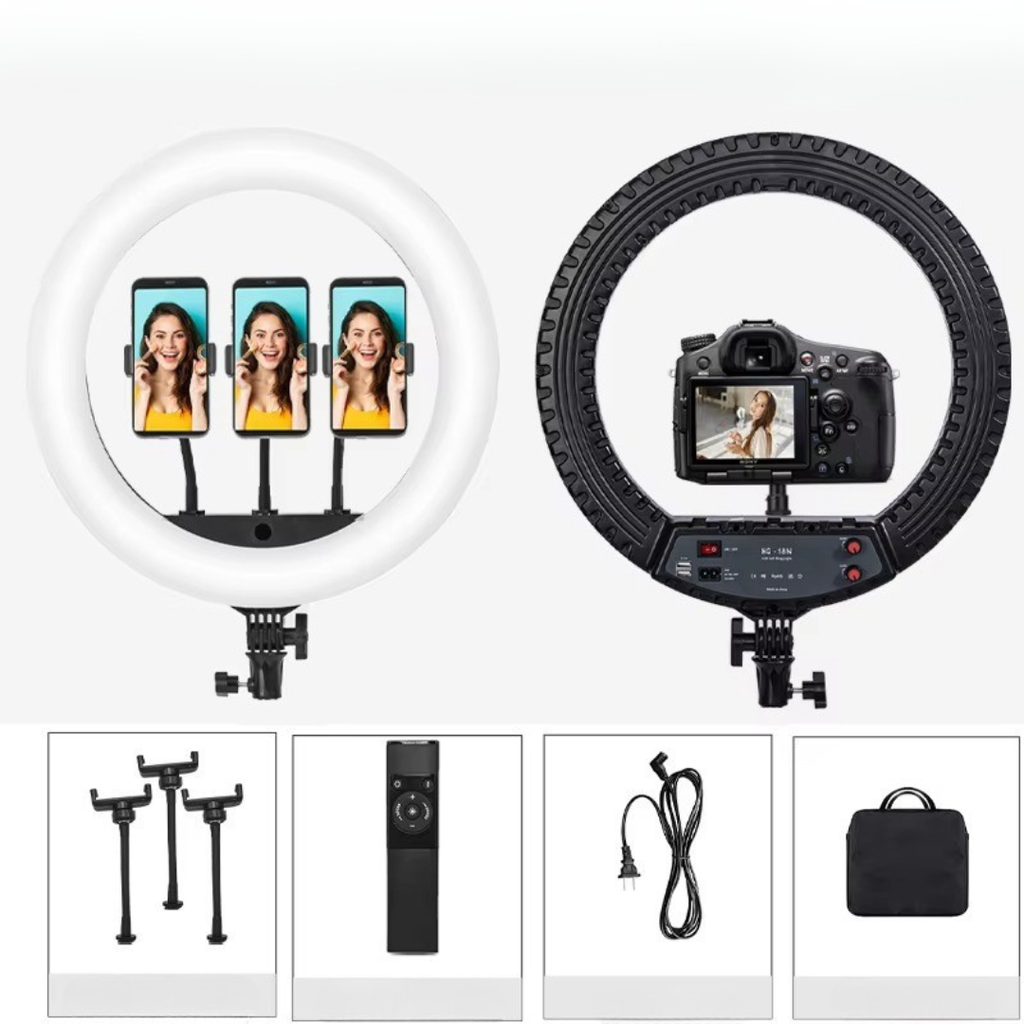ProLite 18 Inch Ring Light And Tripod For Vlogging And Makeup And Photography Projects