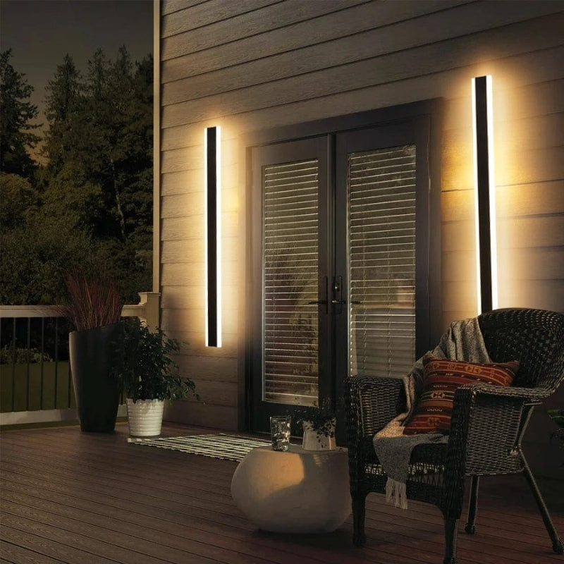 NovaLuma Dimmable Outdoor Sensor Light Wall LED Waterproof Fixture Perfect For Entrances And Porches