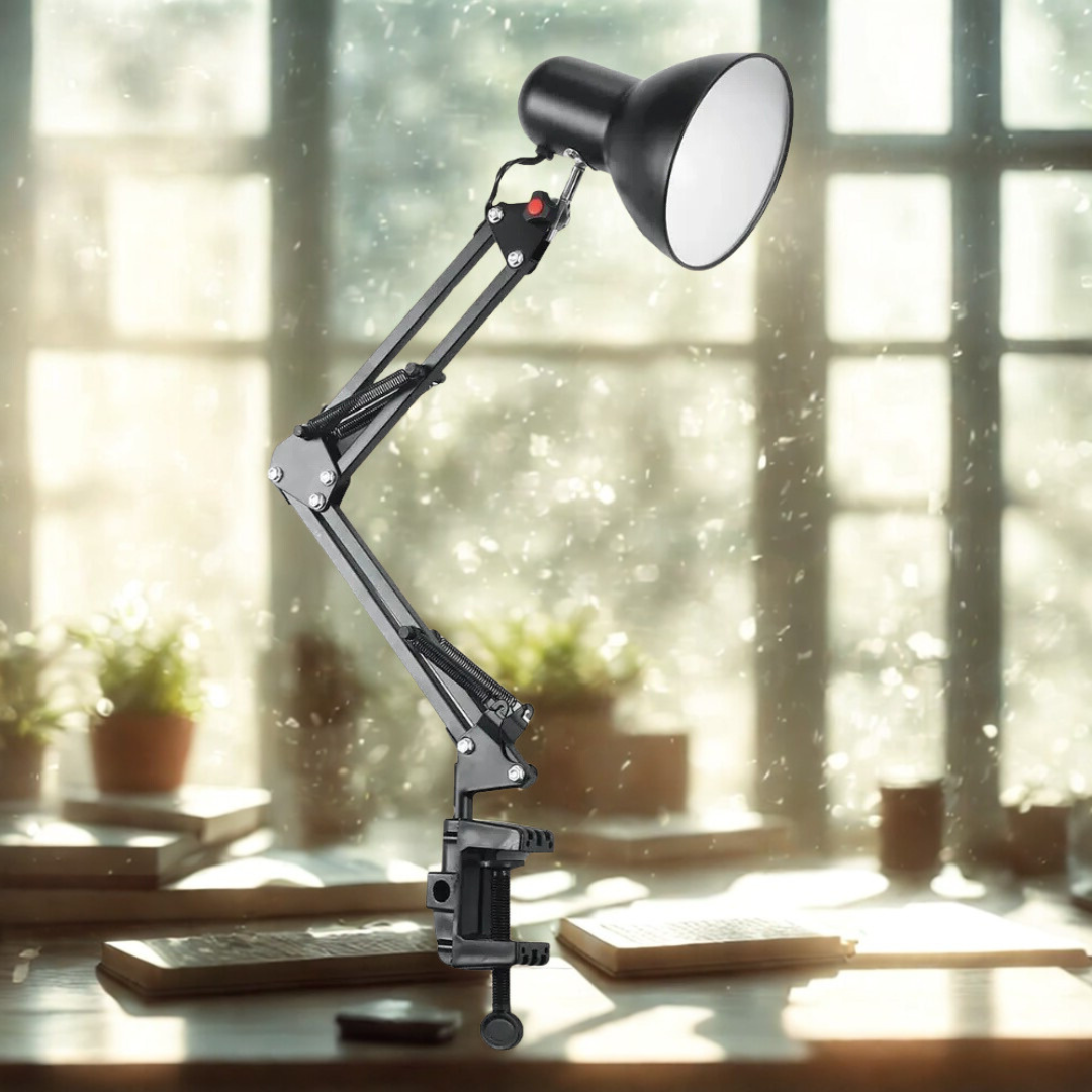 In Modern Style Adjustable Swing Arm Table Lamp For Home Or Office Use Ideal For Reading And Decor