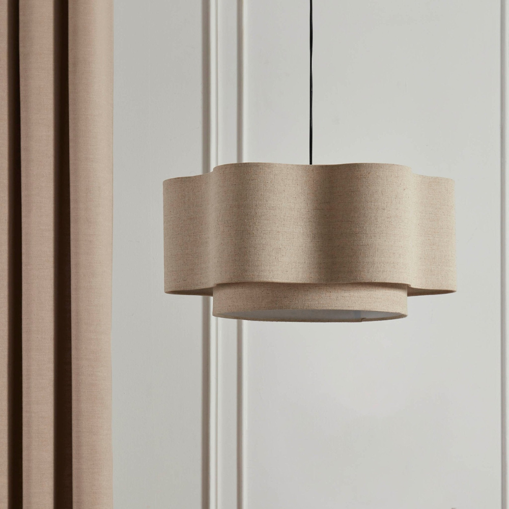 AstraNova Two-Tier Ceiling Light With Flush Mount Design Delivering Soft Ambient Glow