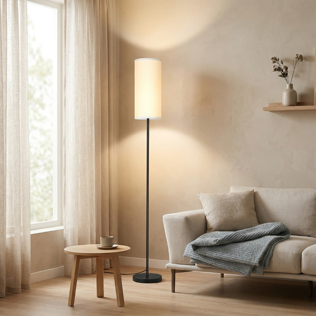 Floor Lamp With Dimmable LED Capability For Home Lighting Perfect For Living Rooms And Bedrooms