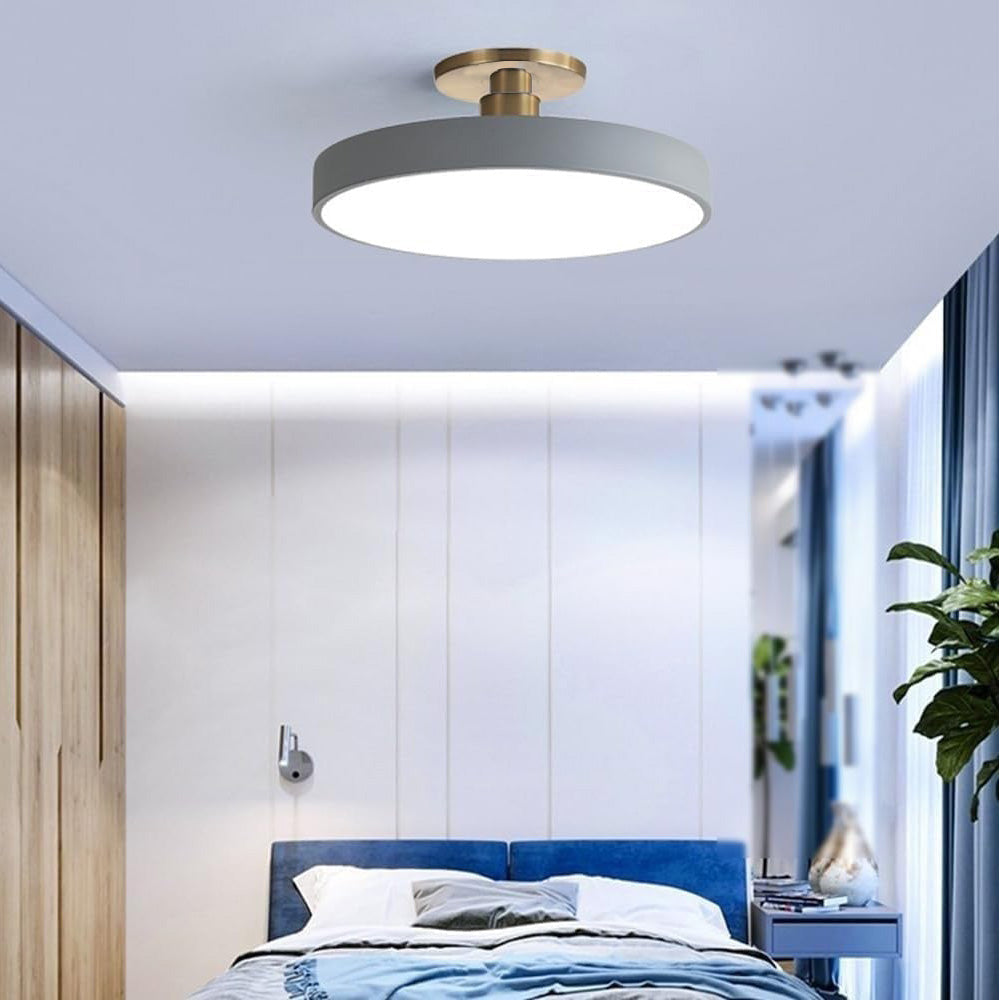 Astraeon LED Light Semi-Flush Mount Fixture For Dining Or Living Spaces Home Decor