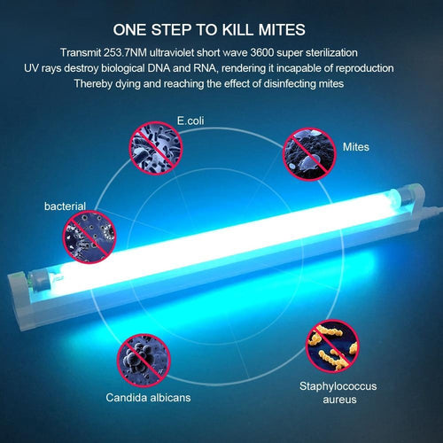 8W UV-C Light For Home Sanitization, Compact Ultraviolet Lamp For Quick Cleaning And Everyday Use