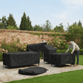 Allweather Outdoor Furniture Cover With Waterproof UV-Resistant Protection