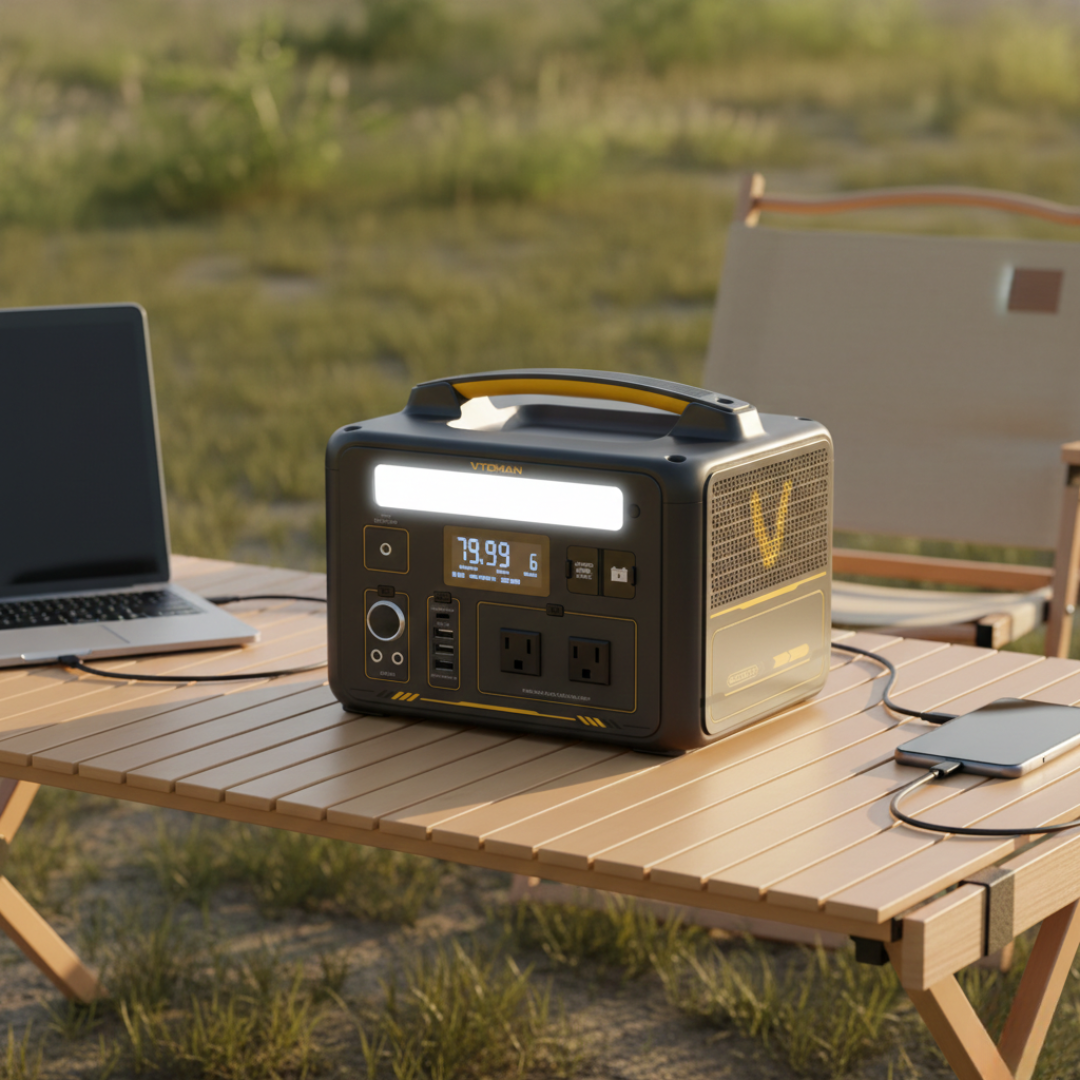 Lightweight Solar Generator For Off Grid Power And Emergency Backup Power Station