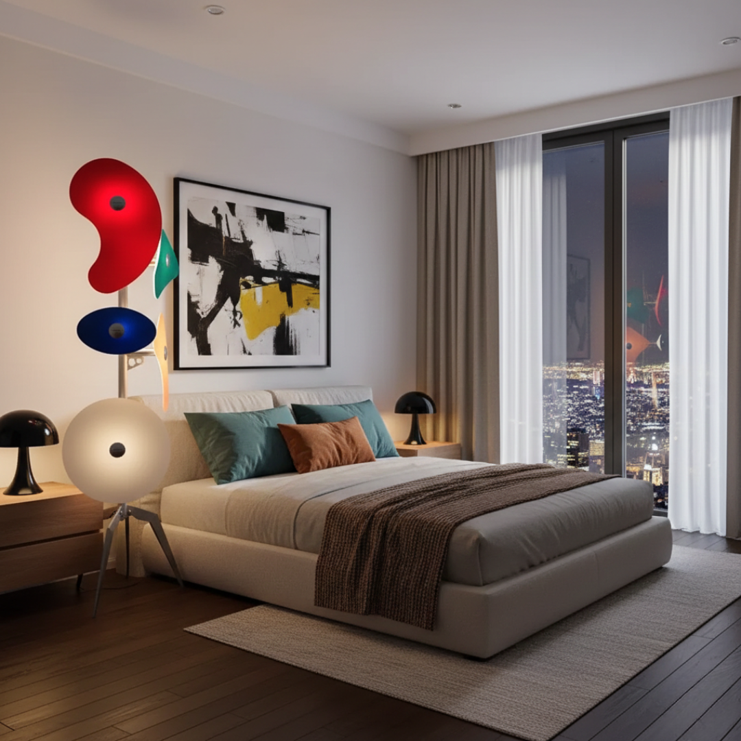 Ambient Colour Changing Floor Lamp With LED For Modern Living Rooms And Bedrooms