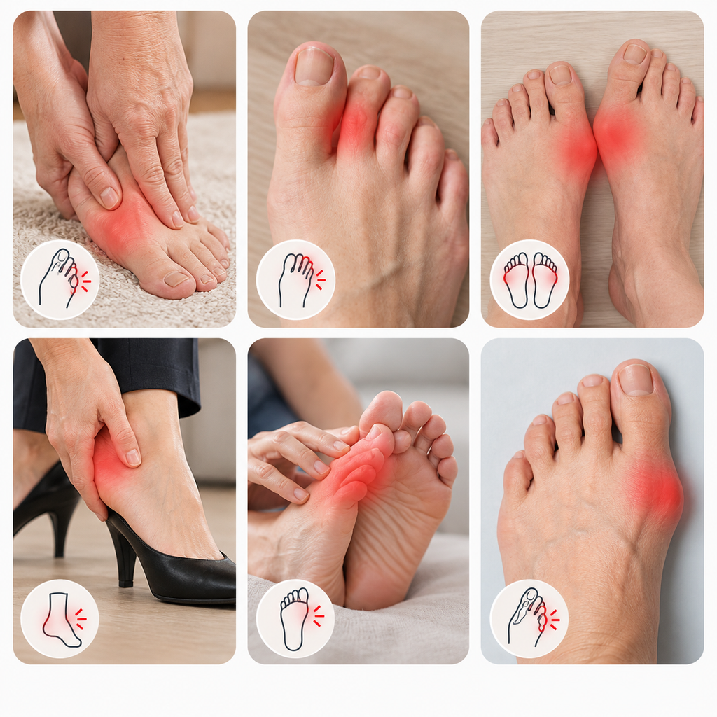 Adjustable Bunion Toe Correction Brace — EMS Stimulation, 29 Intensity Levels, 10 Modes