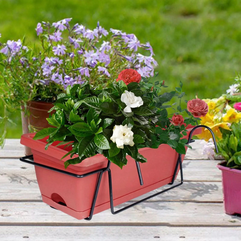 GARDENRAIL Fioriera da appendere alla ringhiera del balcone — Ampio spazio per esporre le piante