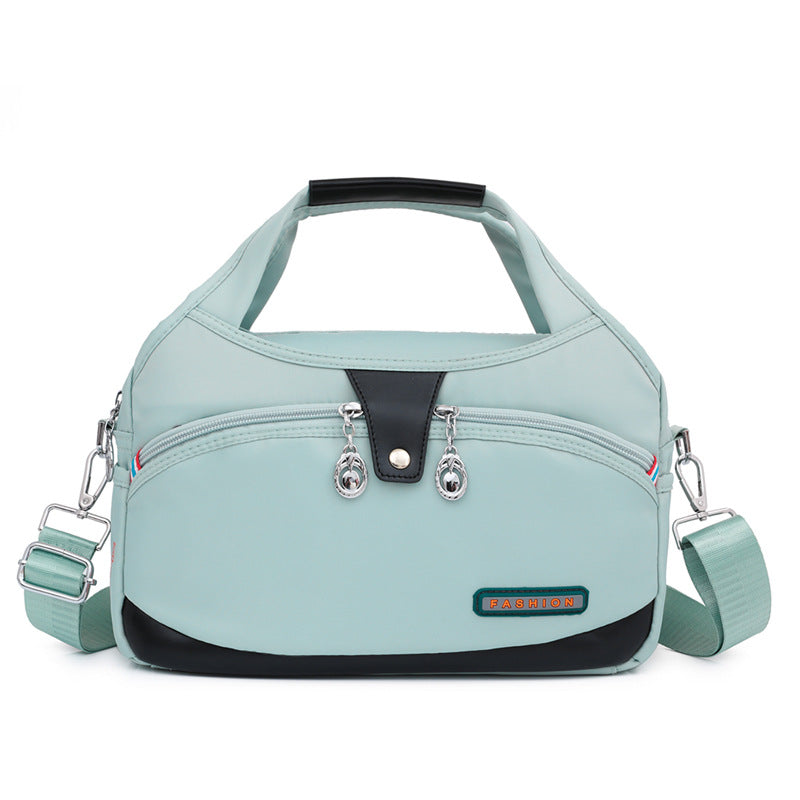 Geantă crossbody antifurt din nailon — design hidrofug, compartimente multiple, funcții de securitate ascunse