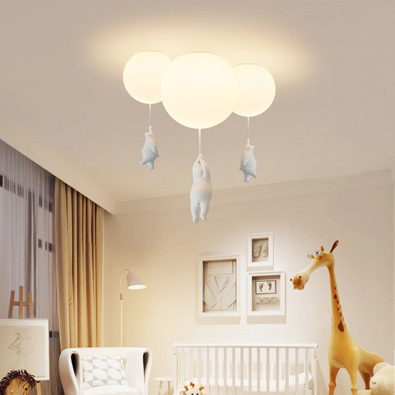 BrioBear Balloon Ceiling Light For Nurseries And Children's Rooms Warm Playful Home Decor Lamp