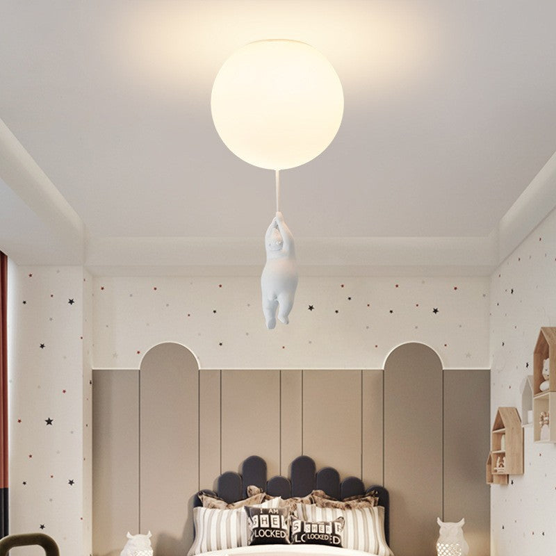 BrioBear Balloon Ceiling Light For Nurseries And Children's Rooms Warm Playful Home Decor Lamp