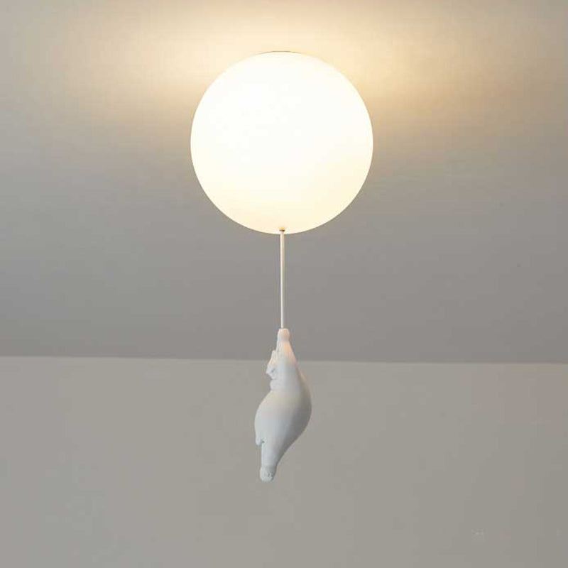 BrioBear Balloon Ceiling Light For Nurseries And Children's Rooms Warm Playful Home Decor Lamp