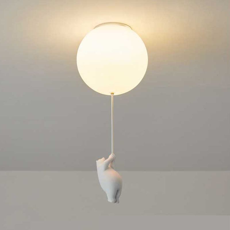 BrioBear Balloon Ceiling Light For Nurseries And Children's Rooms Warm Playful Home Decor Lamp