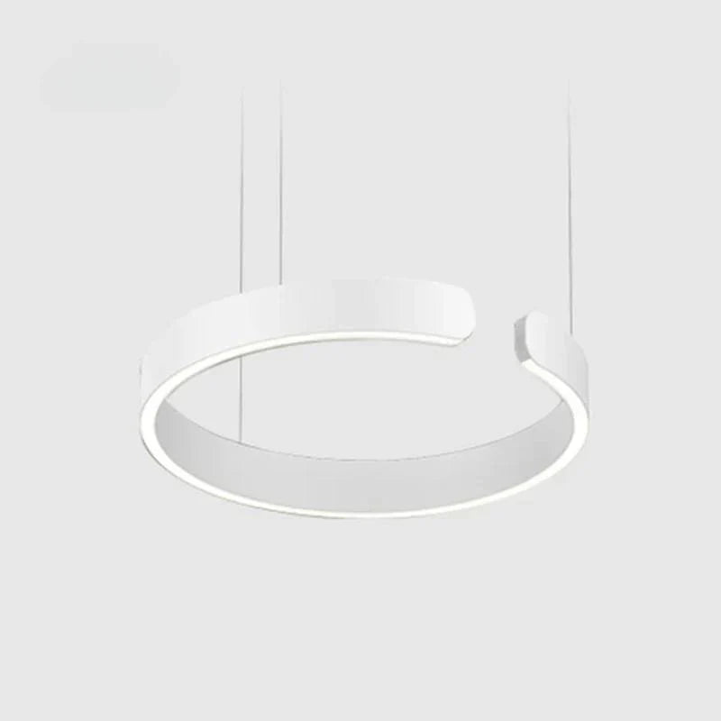 LyraHalo Circular LED Pendant Fixture In Metal Finish For Living Rooms And Dining Areas