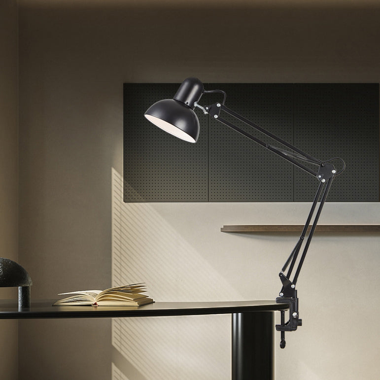 Industrial Adjustable Clamp Desk Lamp For Focused Task Lighting In Any Workspace