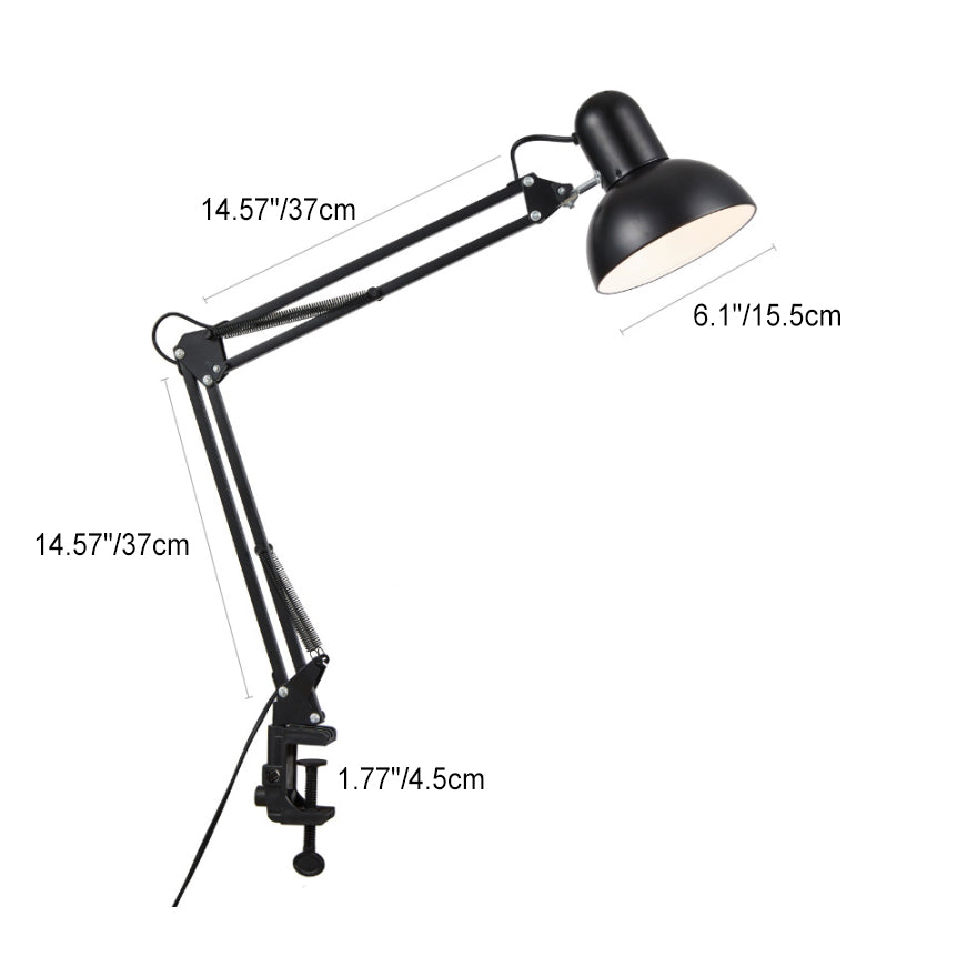 Industrial Adjustable Clamp Desk Lamp For Focused Task Lighting In Any Workspace