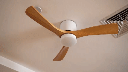 Everwood Nordic Ceiling Fan With Integrated LED Light, Available In 42 And 48 Inch Diameters