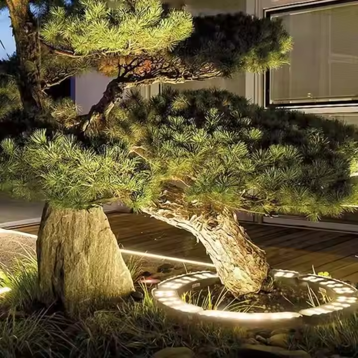 LED Garden Spotlight For Trees, IP65 Aluminum Outdoor Lamp, Warm White