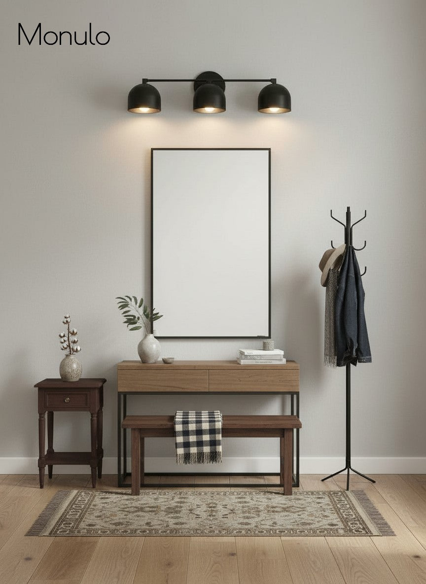 Mid-Century Dome Wall Lamp With Retro Design For Bathroom And Hallway