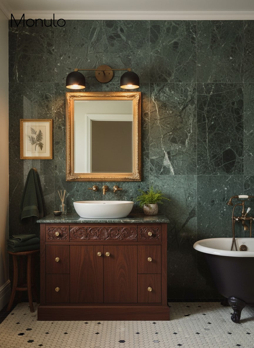 Mid-Century Dome Wall Lamp With Retro Design For Bathroom And Hallway